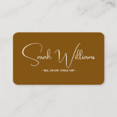 Moderne elegante minimalistische QR-Code-Visitenka Visitenkarte (Vorderseite)