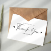 Moderne, elegante Minimalistische Script-Foto-Hoch Mitteilungskarte