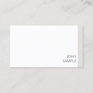 Moderne elegante minimalistische Vorlage Professio Visitenkarte