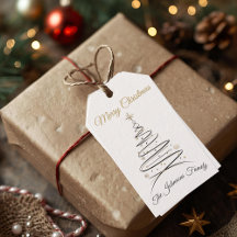 Moderne elegante minimalistische Weihnachtsgeschen