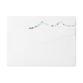 Moderne, elegante Minze und Vintag rosa (Rückseite)