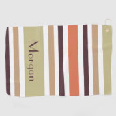 Moderne Elegante Mit Monogramm Traumstrecke Golfhandtuch (Horizontal)