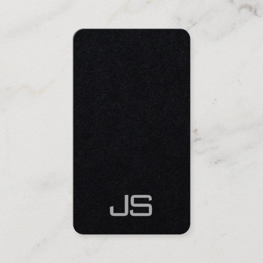 Moderne, elegante Mit Monogramm Vorlage Visitenkarte (Vorderseite)