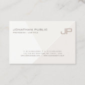 Moderne, elegante Mit Monogramm Vorlage Visitenkarte (Vorderseite)