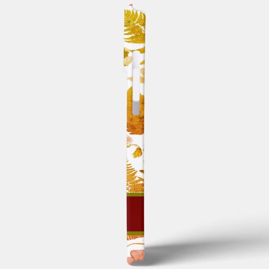 Moderne, elegante Mitte zwischen Frühlings-Blätter Case-Mate iPhone Hülle (Rückseite / Links)