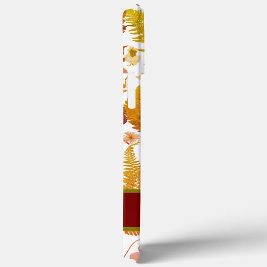 Moderne, elegante Mitte zwischen Frühlings-Blätter Case-Mate iPhone Hülle (Rückseite / Rechts)