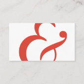 Moderne, elegante Mongram Wedding Website Card Begleitkarte (Rückseite)