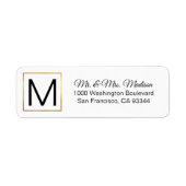 Moderne, elegante Monogram-Monogramminitials (Vorne)