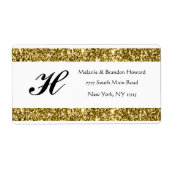 Moderne, elegante Monogram-Monogramminitials (Vorne)