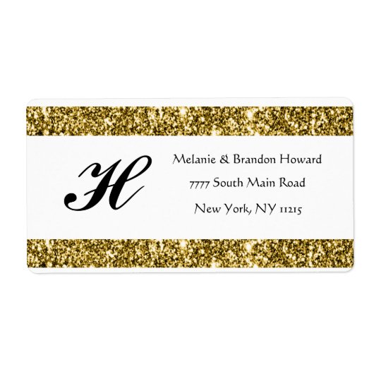 Moderne, elegante Monogram-Monogramminitials (Vorne)