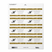 Moderne, elegante Monogram-Monogramminitials (Vorne)