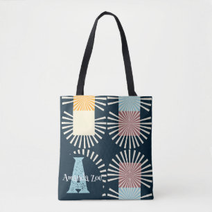 Moderne elegante Monogram Tote Bag Tasche
