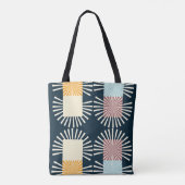 Moderne elegante Monogram Tote Bag Tasche (Rückseite)