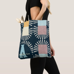 Moderne elegante Monogram Tote Bag Tasche