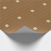 Moderne elegante Monogramm Geschenkpapier (Ecke)