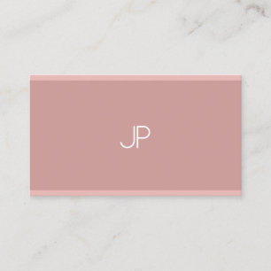 Moderne elegante Monogramm-Professionell-einfach-s Visitenkarte