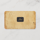 Moderne elegante monogrammierte QR-Code Visitenkar Visitenkarte (Vorderseite)