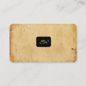 Moderne elegante monogrammierte QR-Code Visitenkar Visitenkarte (Vorderseite)