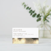 Moderne elegante Musterschablonenlichter Visitenkarte (Stehend Vorderseite)