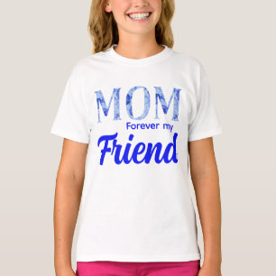 Moderne elegante Muttertag Für immer Freund T-Shirt