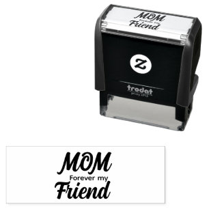 Moderne elegante Muttertags Für immer Freund Permastempel