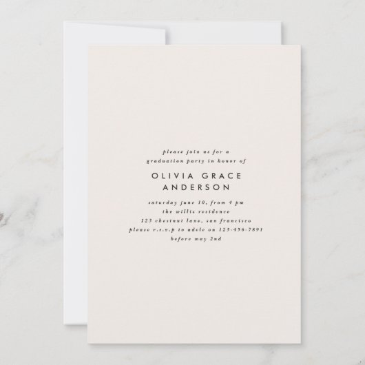 Moderne, elegante Naturtypografie-MultiFoto (Rückseite)