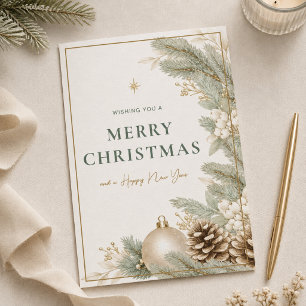 Moderne elegante neutrale Weihnachten