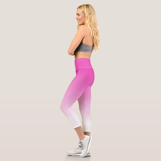 Moderne, elegante, Niedliche Vorlage ist rosa Capri Leggings (Links)