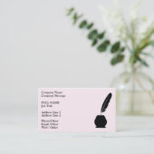 Moderne elegante Notare Visitenkarte (Stehend Vorderseite)