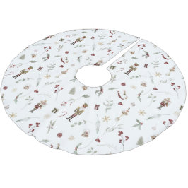 Moderne Elegante Nutcracker Ballett Weihnachten Polyester Weihnachtsbaumdecke