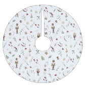 Moderne Elegante Nutcracker Ballett Weihnachten Polyester Weihnachtsbaumdecke (Vorderseite)