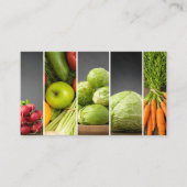 Moderne Elegante Nutritionist Personal Koch Fotos Visitenkarte (Vorderseite)