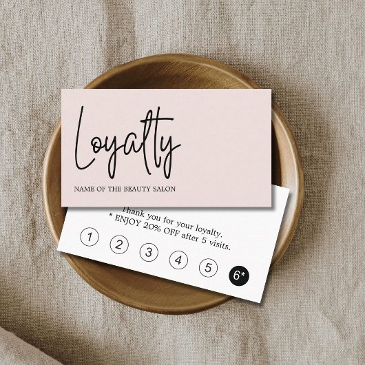 Moderne Elegante Pastel fett Weiße Schönheit Treuekarte