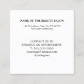 Moderne elegante Pastel Loyalität Karte (Rückseite)