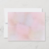 Moderne elegante Pastellfarben - Blankovorlage Mitteilungskarte (Rückseite)
