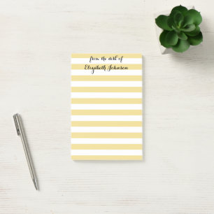 Moderne, elegante Personalisiert School Lehrer Nam Post-it Klebezettel