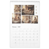 Moderne & elegante personalisierte 2026-Kalender Kalender (Feb 2027)