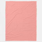 Moderne, elegante Pfirsichtöne Grosse Streifen Fleecedecke (Vorderseite)