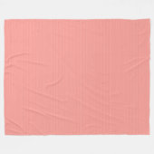 Moderne, elegante Pfirsichtöne Grosse Streifen Fleecedecke (Vorderseite (Horizontal))