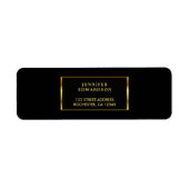 Moderne elegante professionelle goldene schwarze P (Vorne)