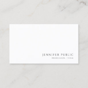 Moderne Elegante Professionelle Minimalistische Sc Visitenkarte
