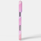 Moderne elegante Retro-Linien-Monogramm Case-Mate iPhone Hülle (Rückseite / Rechts)