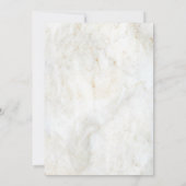 Moderne, elegante Rings Bride und Groom Wedding Einladung (Rückseite)