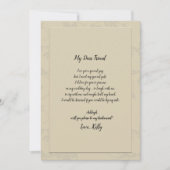 Moderne Elegante Romantik wird meine Brautjungfrau Einladung (Vorderseite)