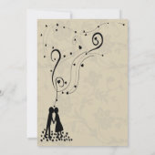 Moderne Elegante Romantik wird meine Brautjungfrau Einladung (Rückseite)