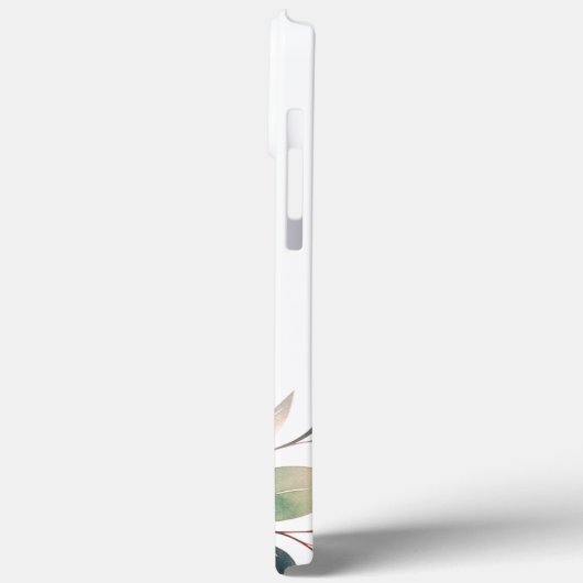 Moderne, elegante Rosa-Blume Case-Mate iPhone Hülle (Rückseite / Links)