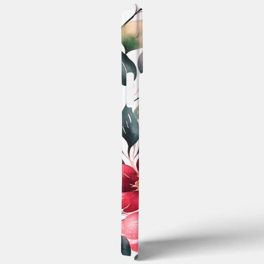 Moderne, elegante Rosa-Blume Case-Mate iPhone Hülle (Rückseite / Rechts)