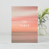 Moderne elegante Rosa Hochzeitsstimmung in der Tis (Stehend Vorderseite)