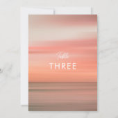 Moderne elegante Rosa Hochzeitsstimmung in der Tis (Rückseite)