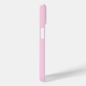 Moderne elegante rosa Monogramm-Initialen Case-Mate iPhone Hülle (Rückseite / Rechts)